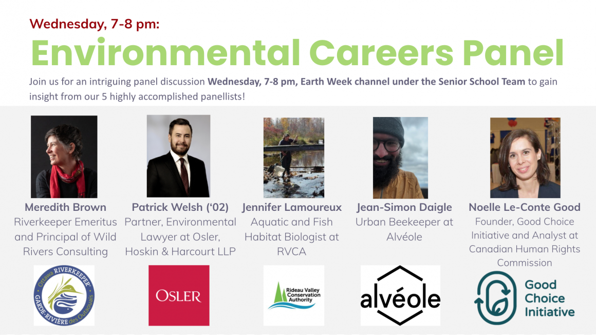 Earth Week environmental careers panel